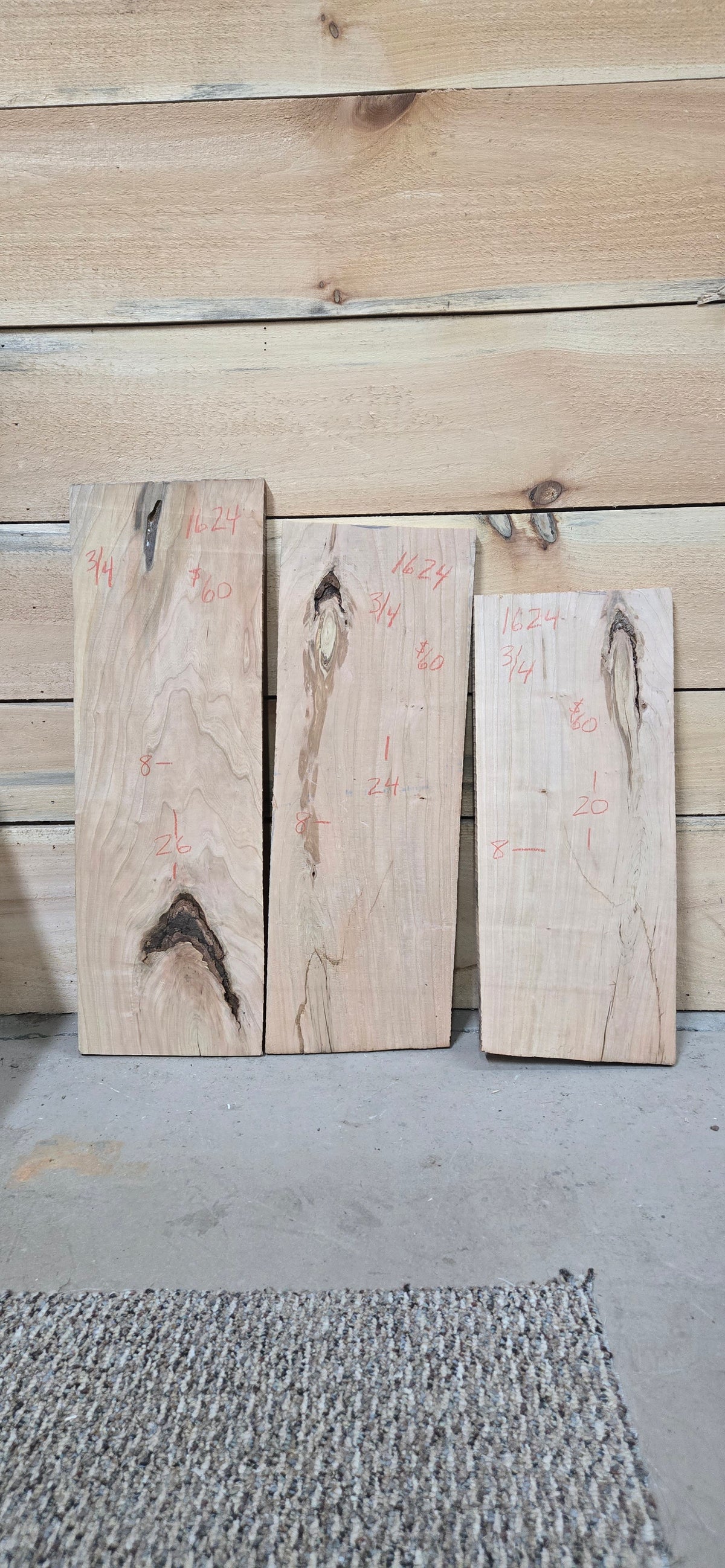 1624 Cherry 3-Piece DIY Wood Bundle, view 1