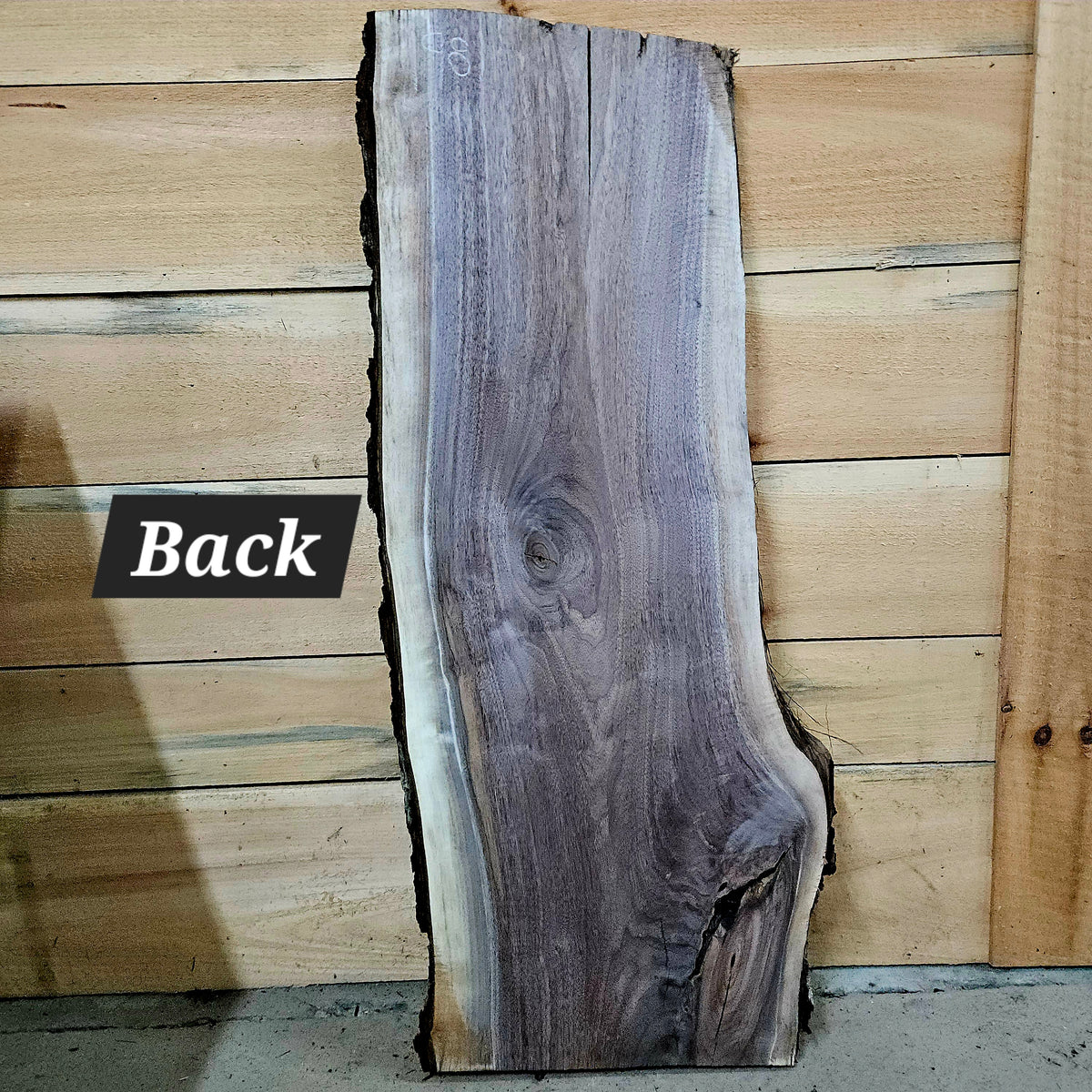 1981 Walnut Live Edge Slab – 41" × 12 - 16" × 7/4"