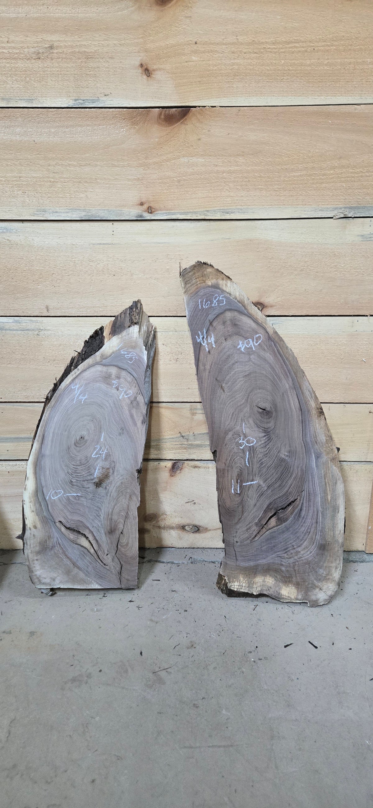 1685 Walnut 2-Piece DIY Wood Bundle, view 1