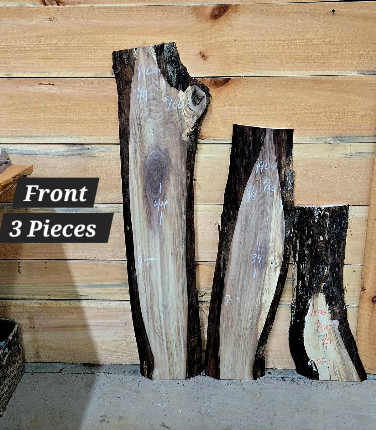 1906 Walnut 3-Piece DIY Wood Bundle