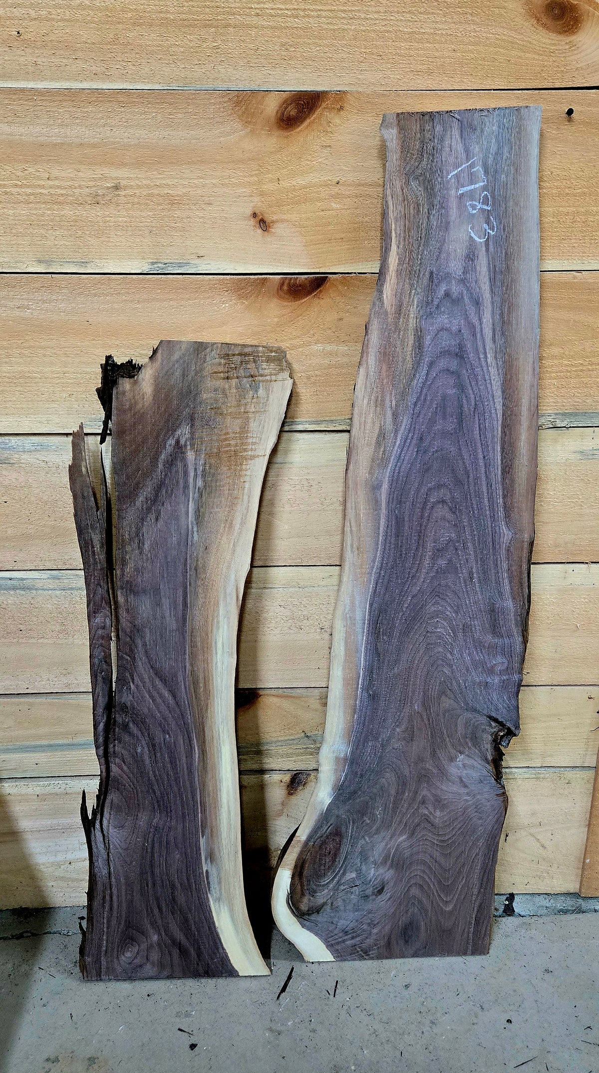 1783 Walnut 2-Piece DIY Wood Bundle, view 2