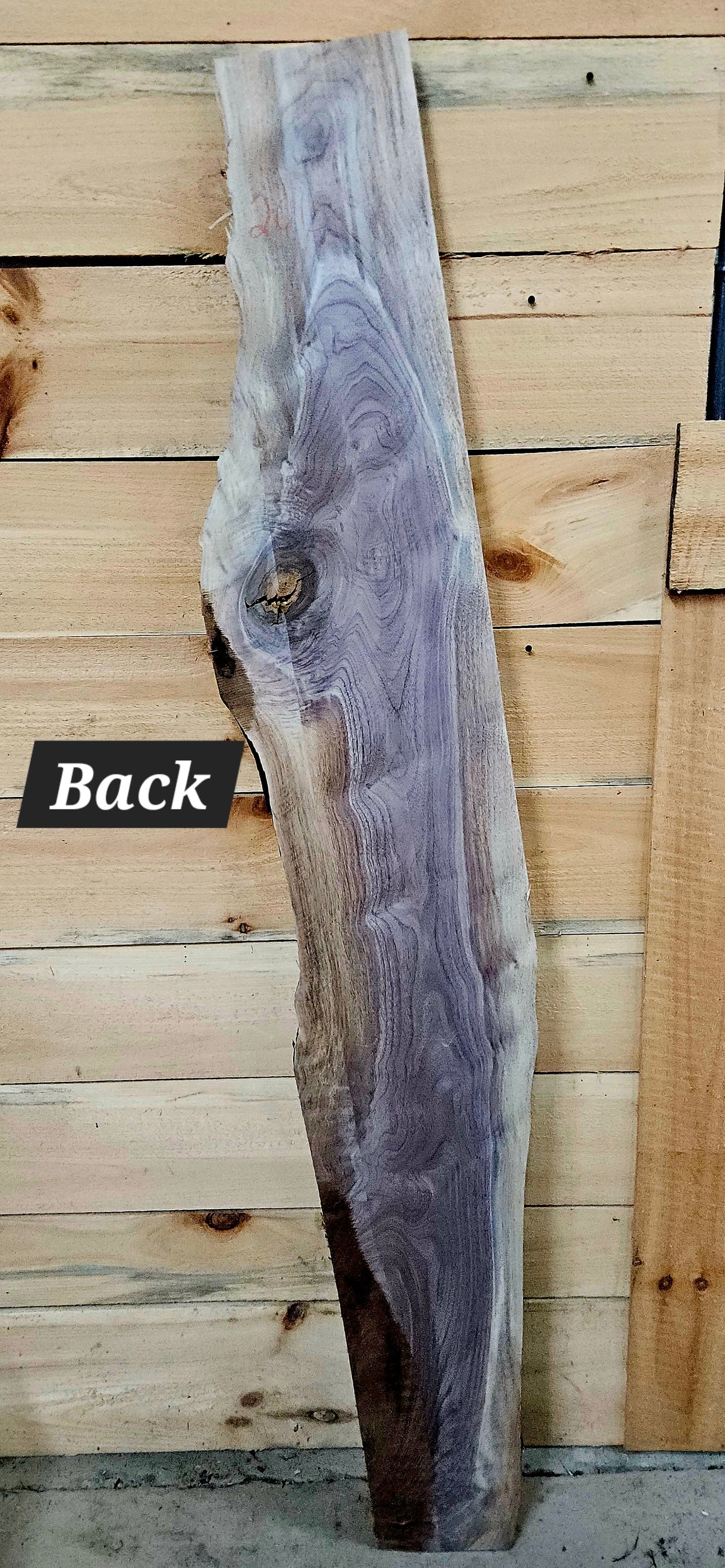 2015 Walnut Live Edge Slab – 72" × 12" × 7/4"