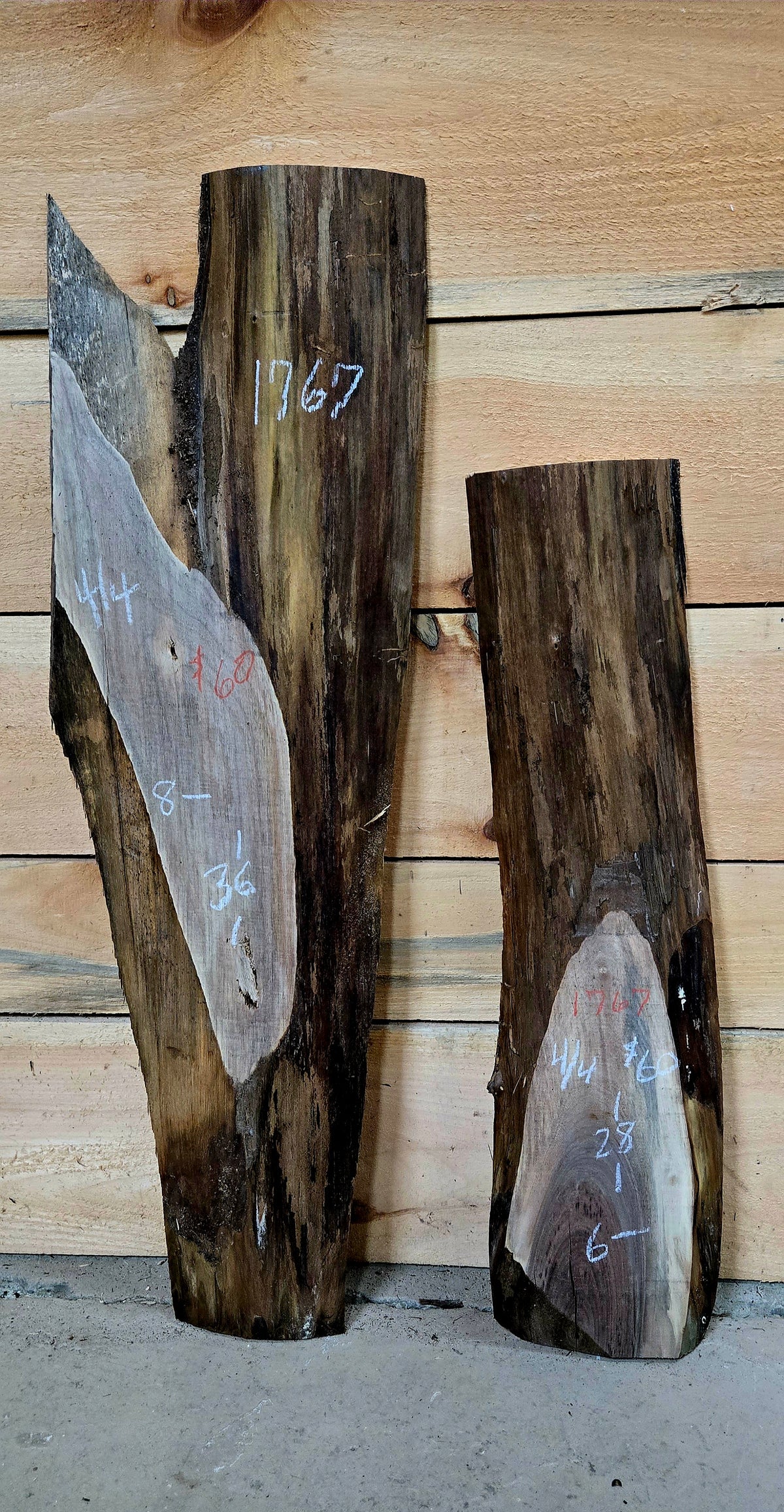 1767 Walnut 2-Piece DIY Wood Bundle, view 1