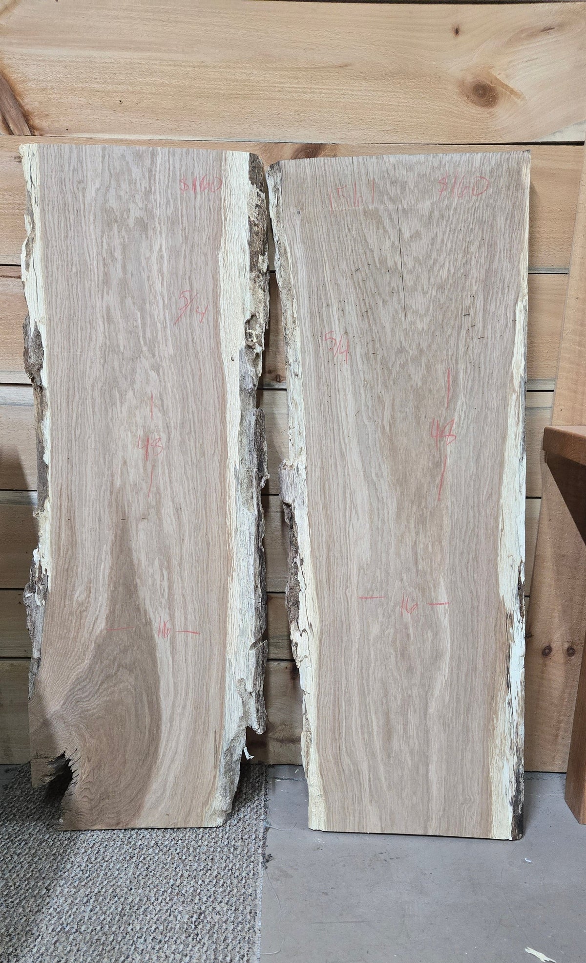 1561 White Oak 2-Piece DIY Wood Bundle, view 1