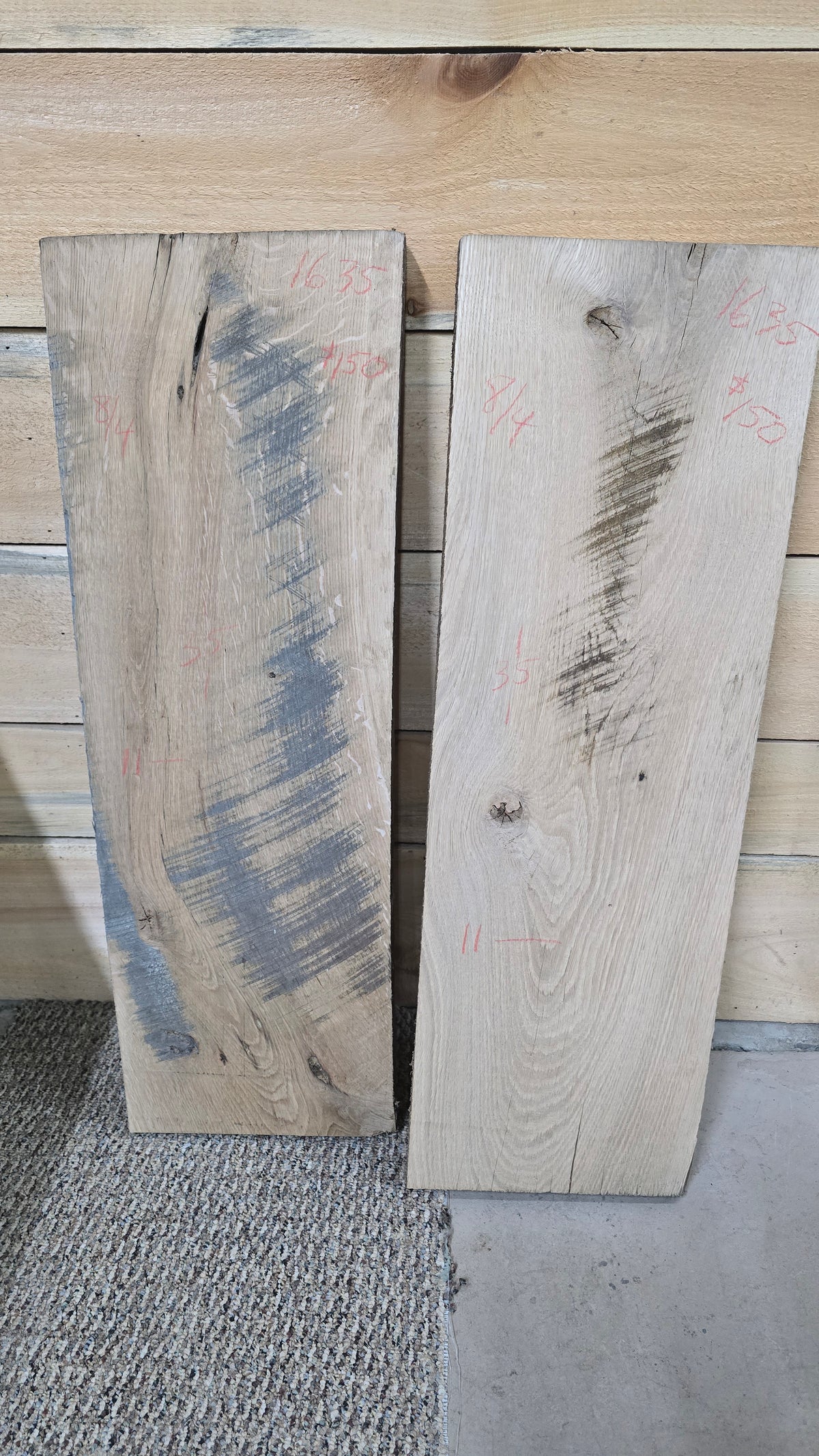1635 White Oak 2-Piece DIY Wood Bundle, view 1