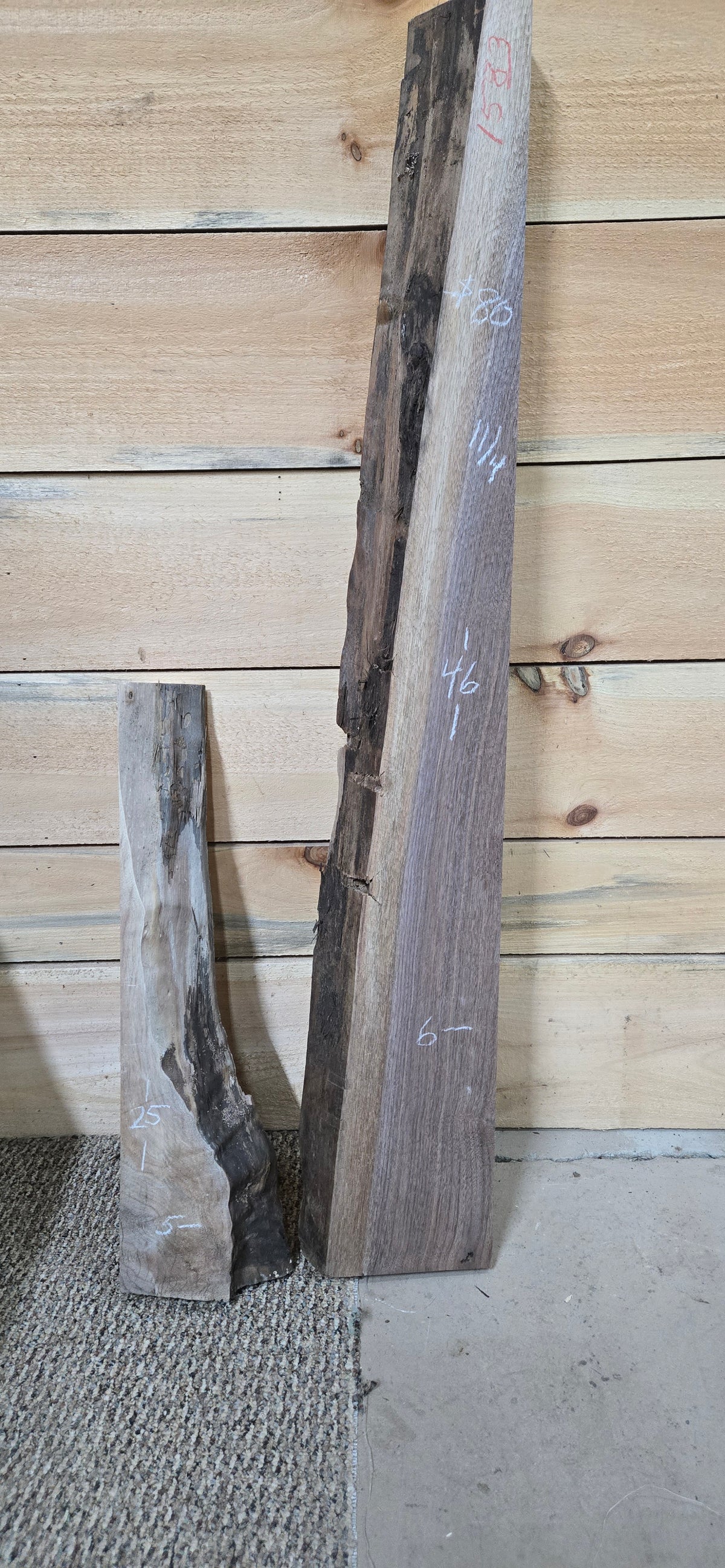 1583 Walnut 2-Piece DIY Wood Bundle, view 1