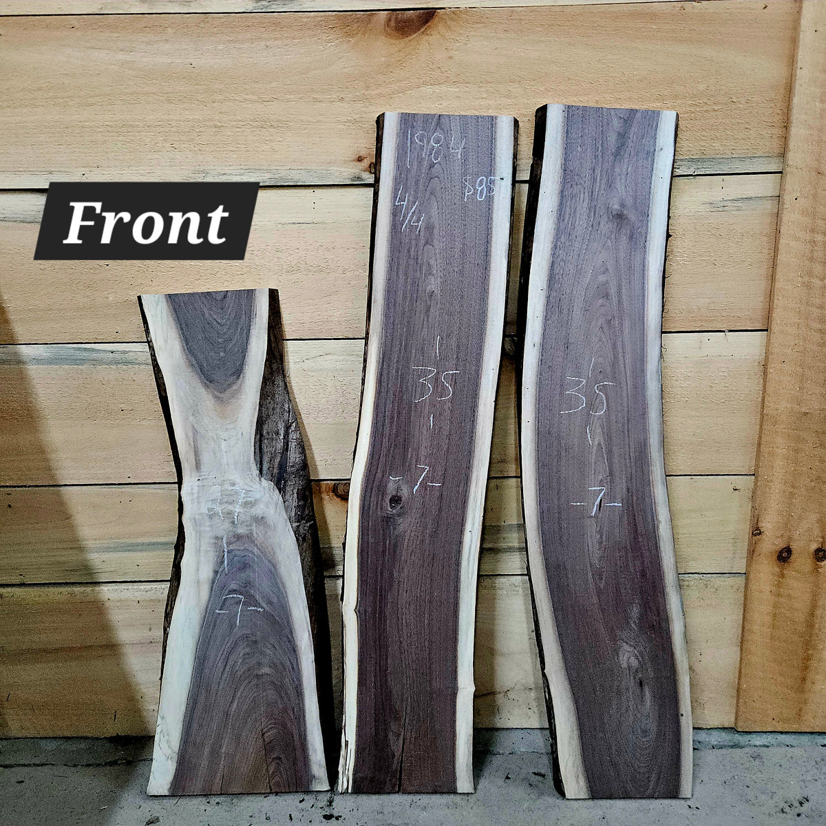 1984 Walnut 3-Piece DIY Wood Bundle