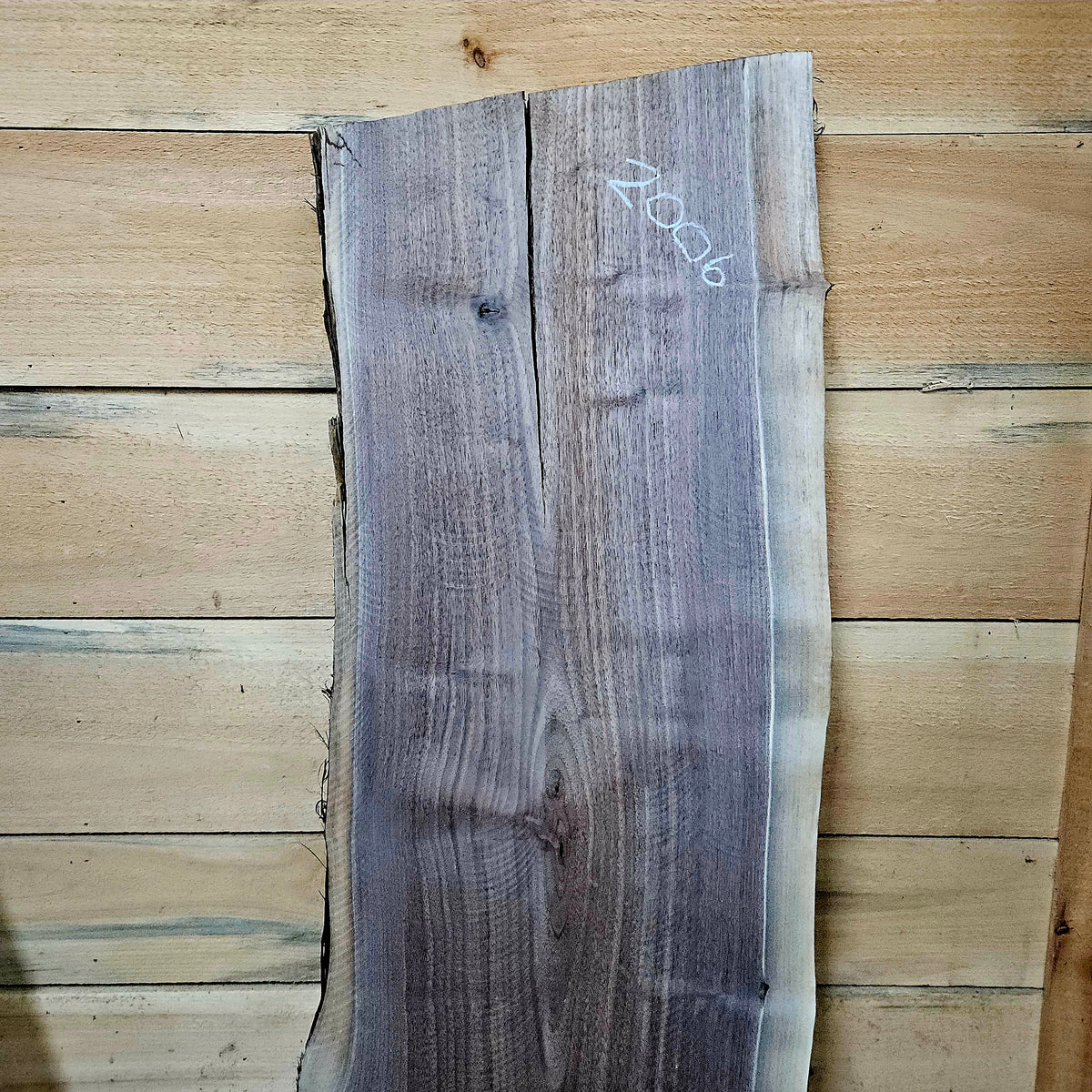 2006 Walnut Live Edge Slab – 41" × 15" × 8/4"