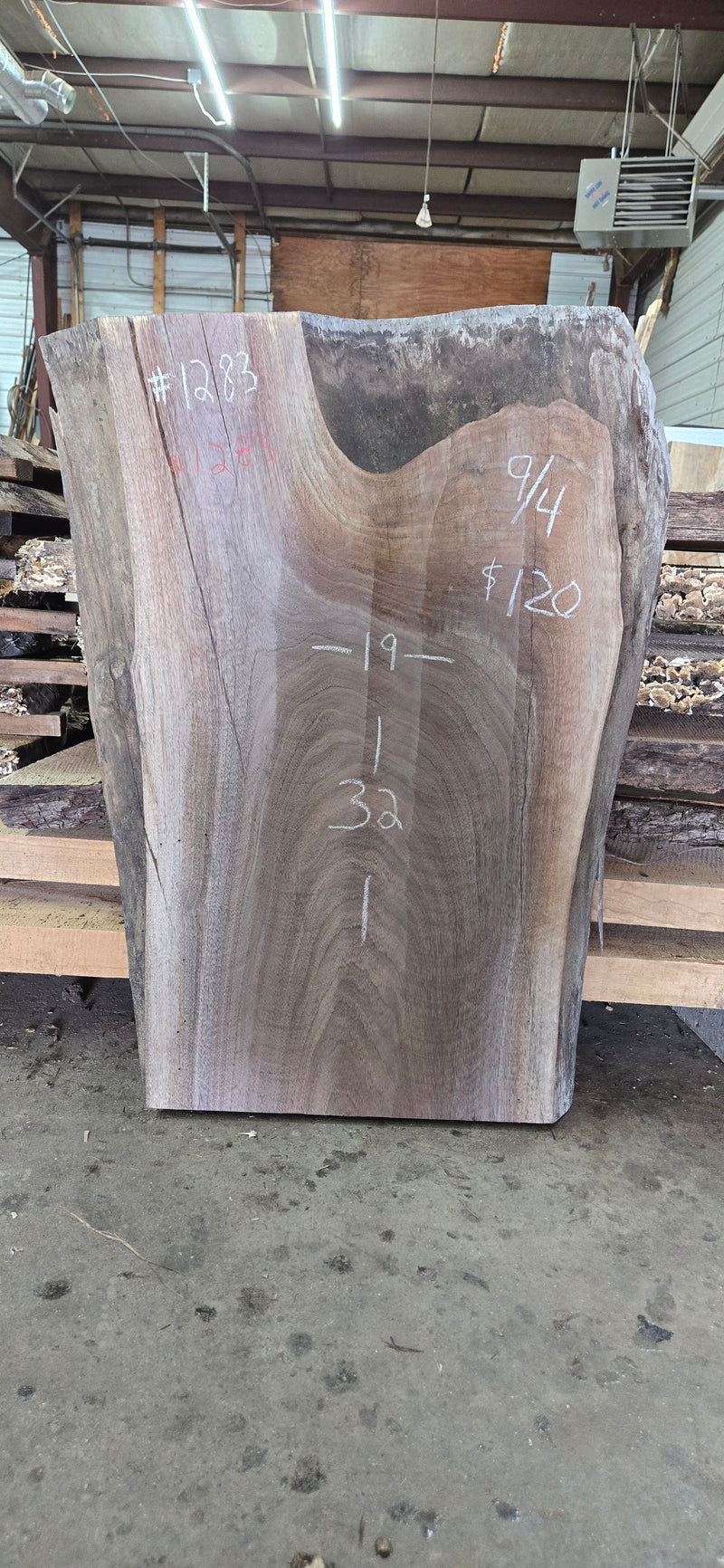1283 Walnut Slab