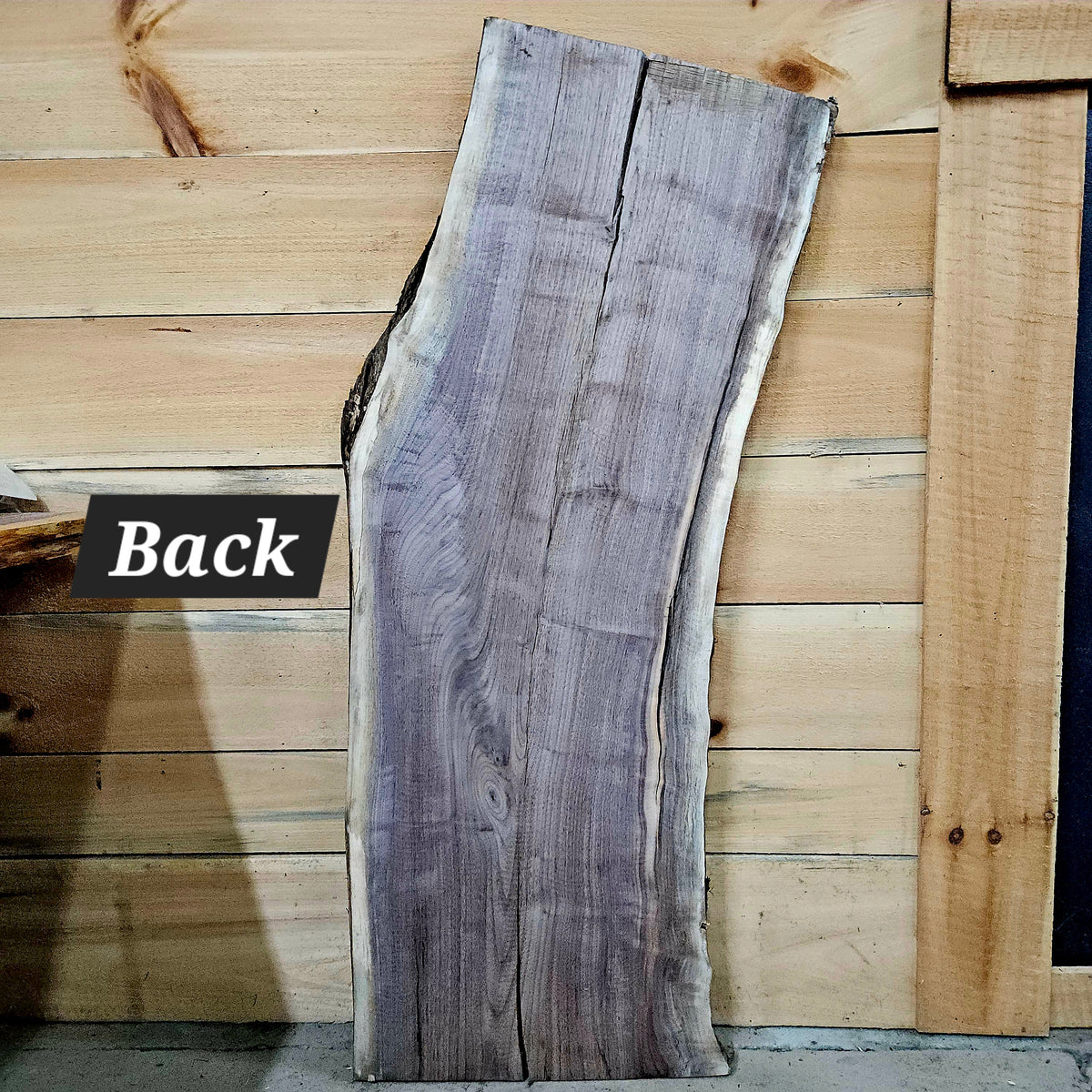 1991 Walnut Live Edge Slab – 53" × 18 - 19" × 6/4"