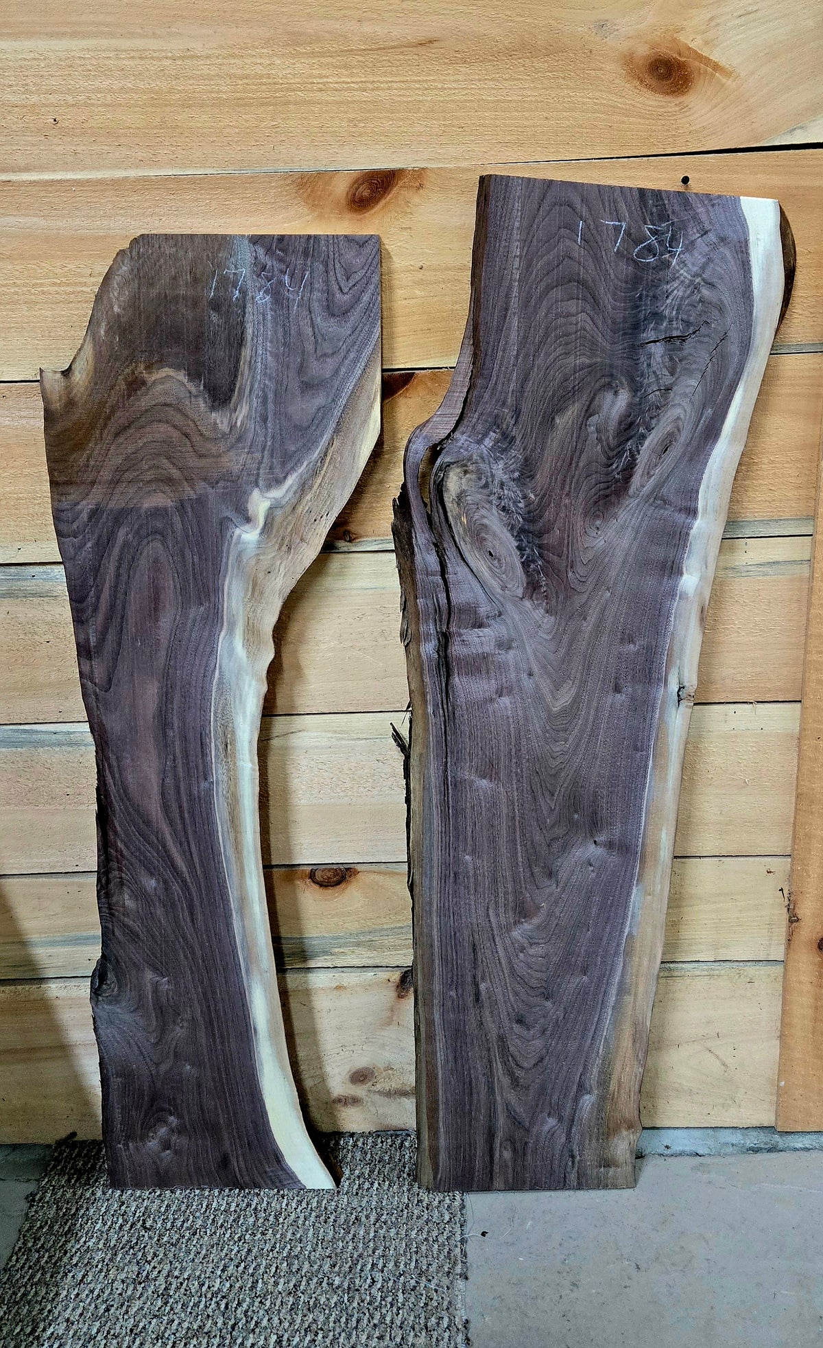 1784 Walnut 2-Piece DIY Wood Bundle, view 2