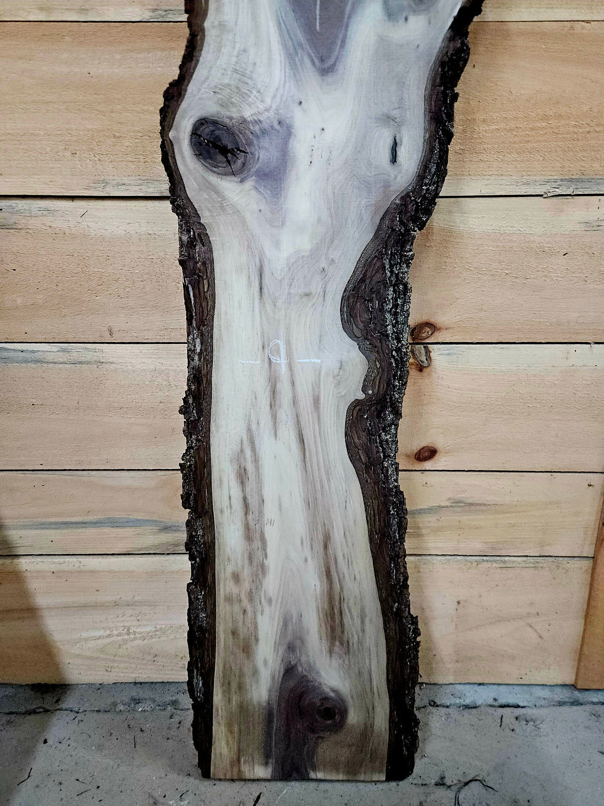 1924 Walnut Live Edge Slab – 64" × 9-14" × 4/4" – product image 3