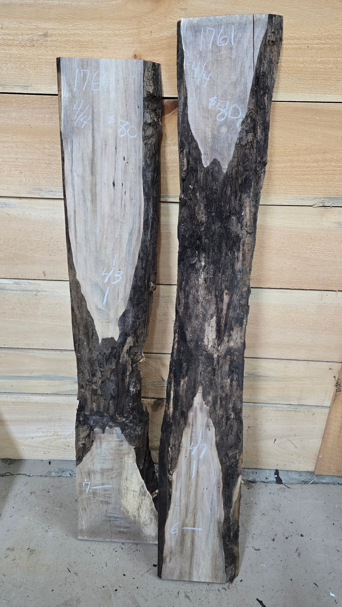1761 Walnut 2-Piece DIY Wood Bundle, view 1