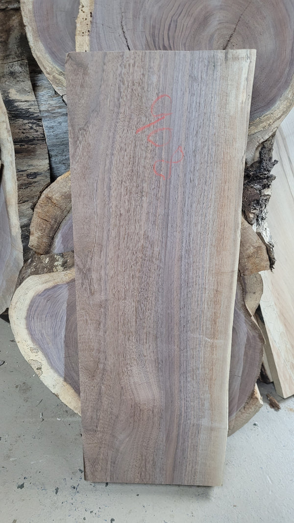 908 Walnut live edge slab