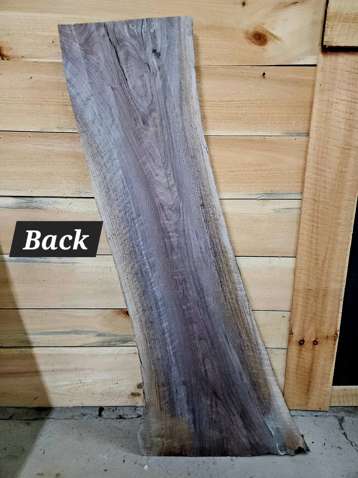 1938 Walnut Live Edge Slab – 53" × 13" × 8/4" – product image 4