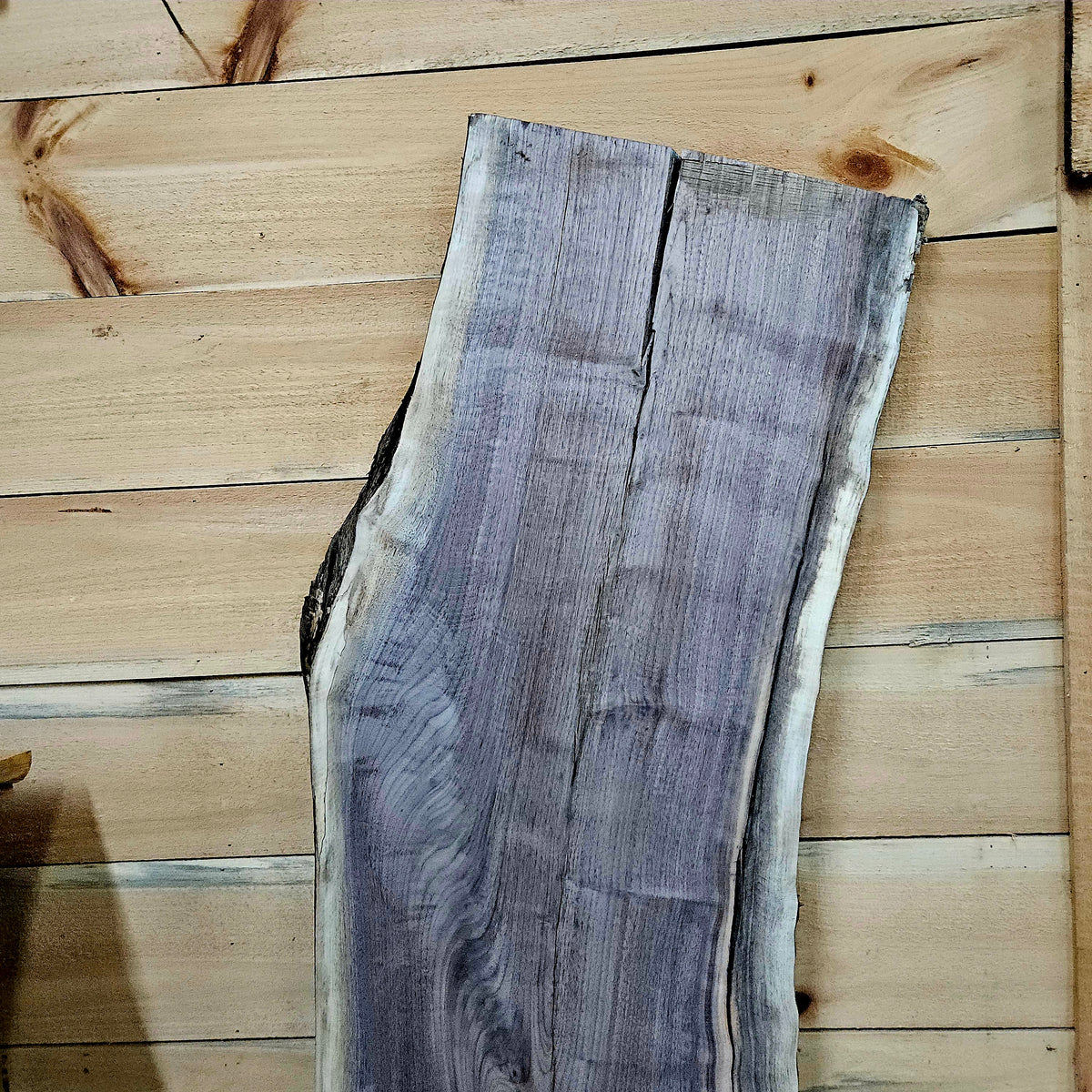 1991 Walnut Live Edge Slab – 53" × 18 - 19" × 6/4"