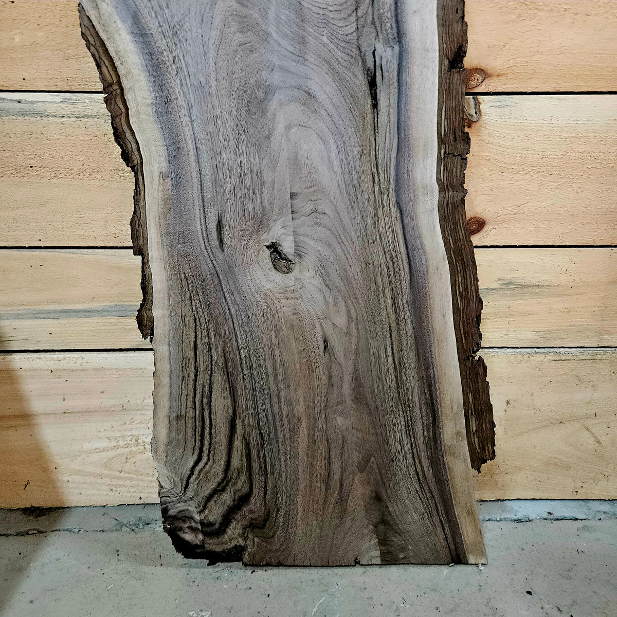 1945 Walnut Live Edge Slab – 40" × 12" × 8/4"