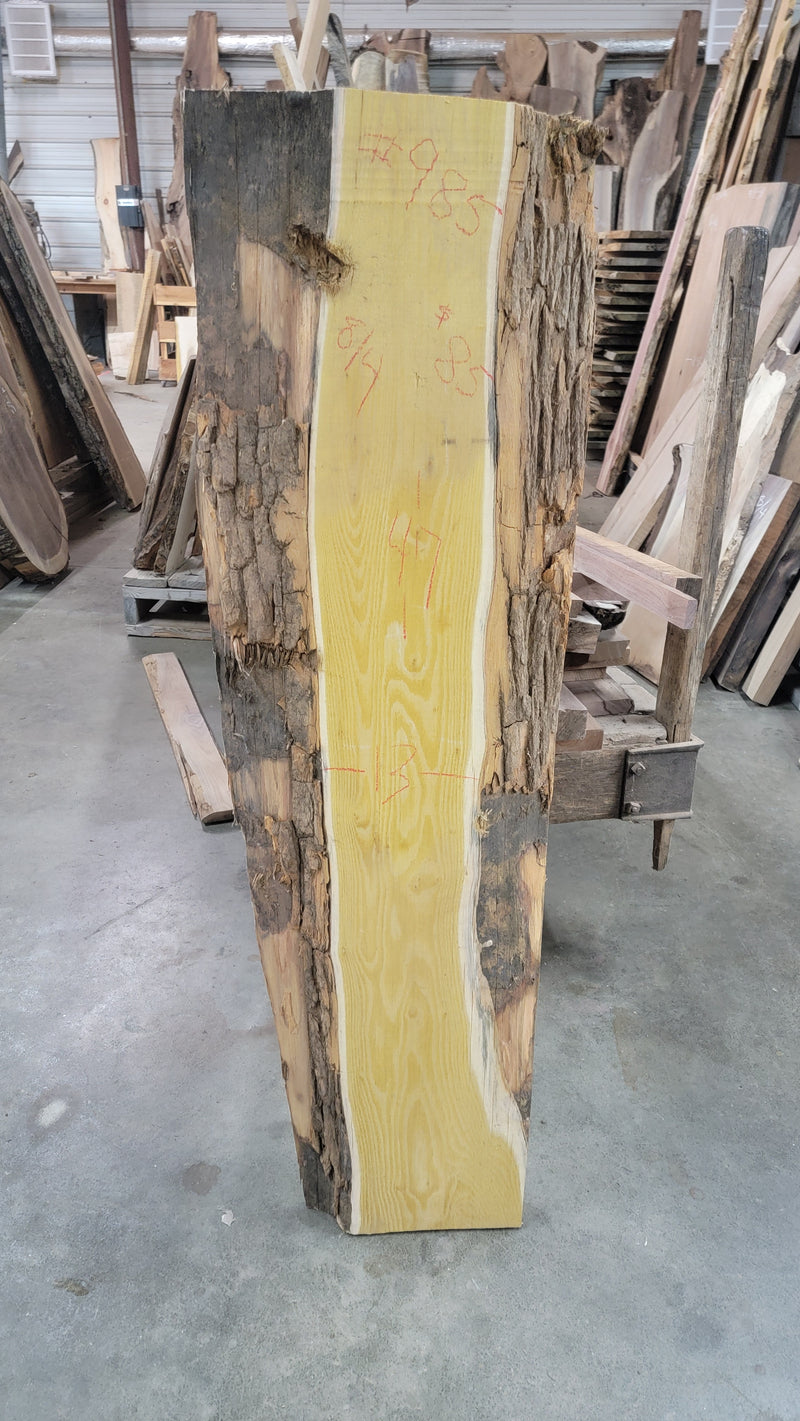 985 Osage Orange live edge slab