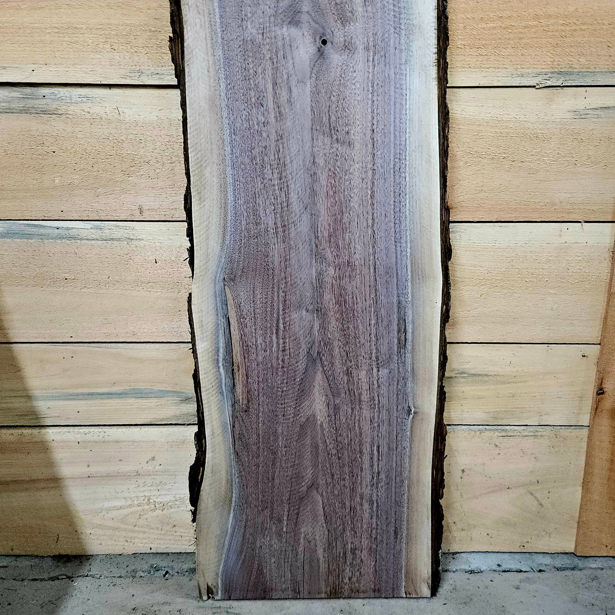 2008 Walnut Live Edge Slab – 40" × 13" × 8/4"