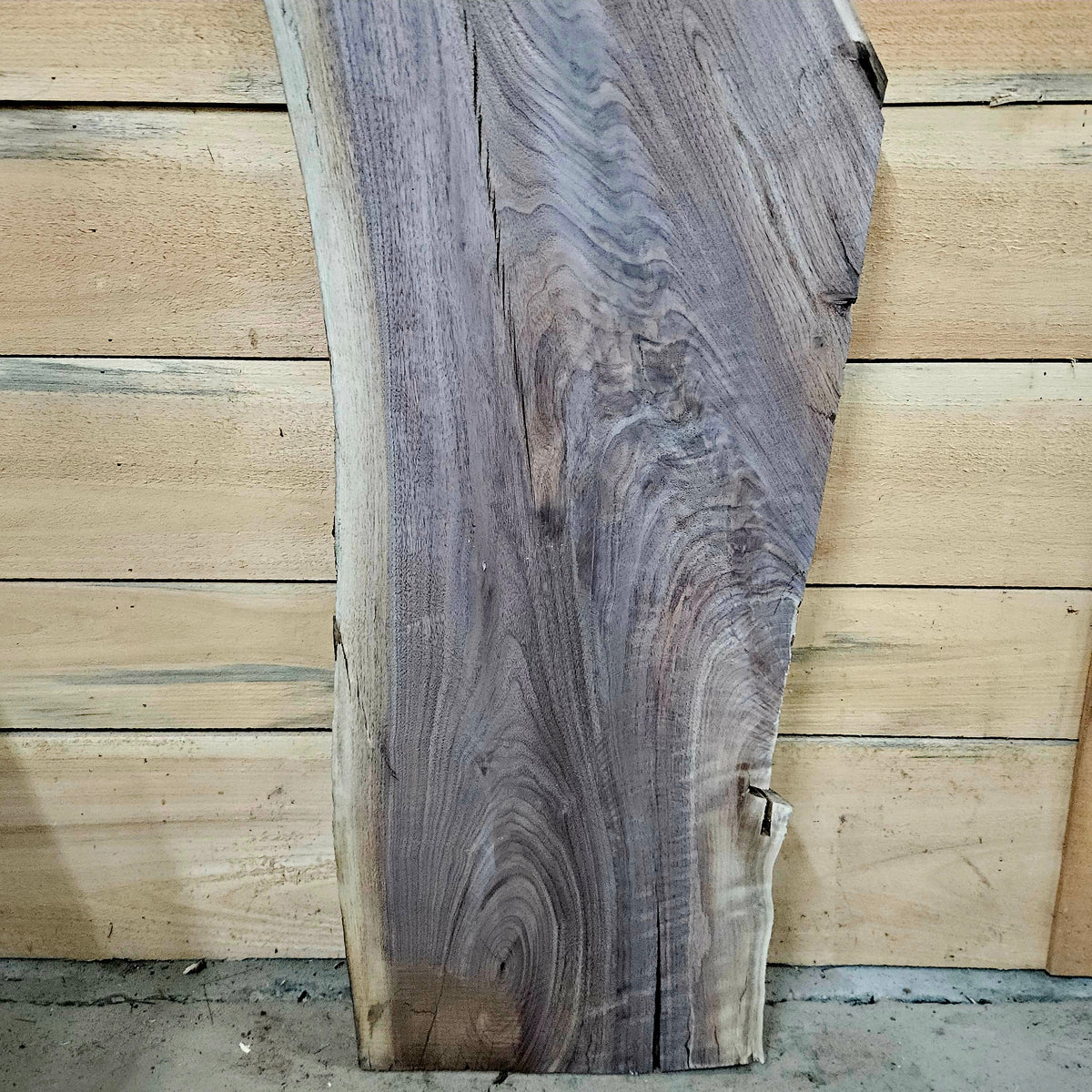 2019 Walnut Live Edge Slab – 41" × 13–16" × 7/4"