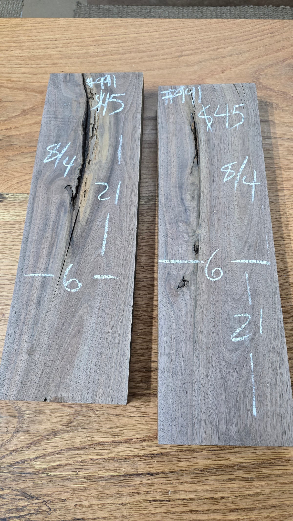 991 Walnut 2-Piece DIY Wood Bundle, view 1