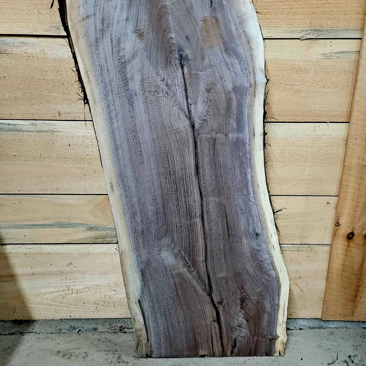 2009 Walnut Live Edge Slab – 44" × 16" × 7/4"