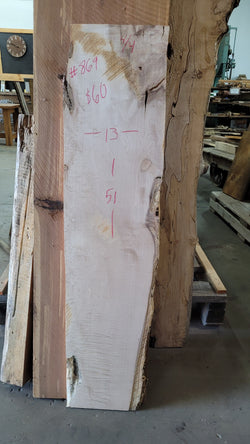 869 Maple live edge slab