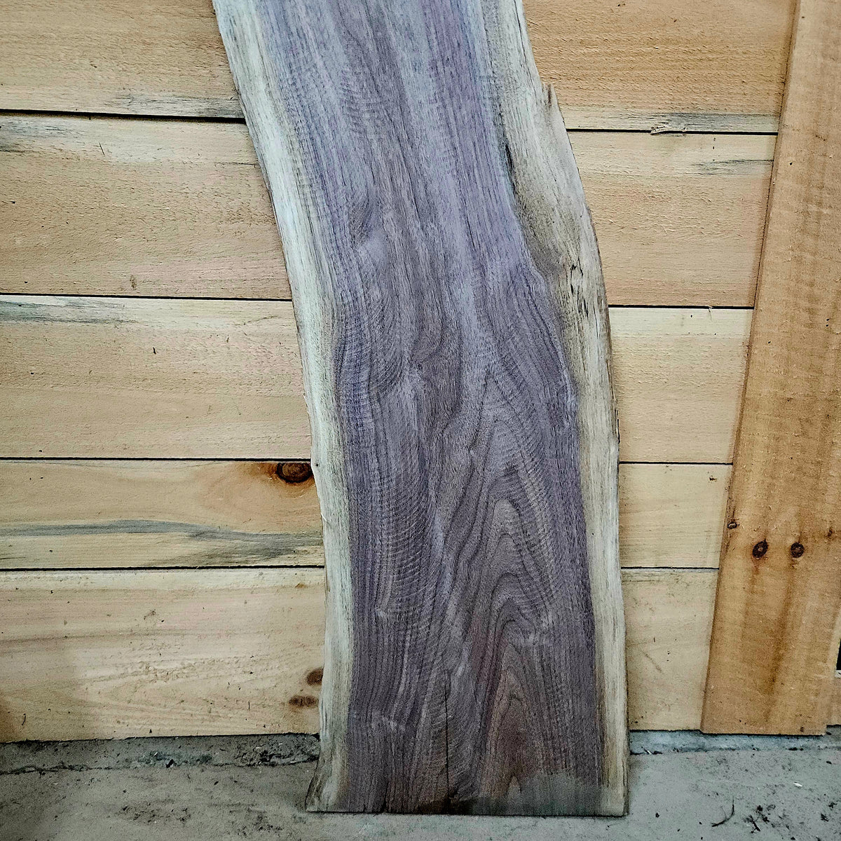 2011 Walnut Live Edge Slab – 52" × 10" × 7/4"