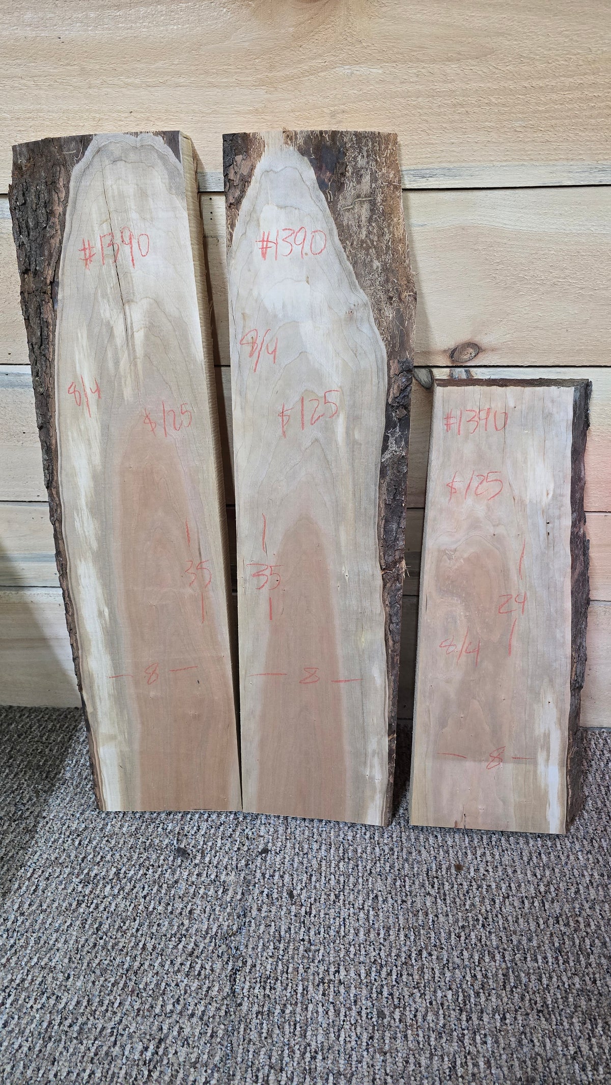 1390 Cherry 3-Piece DIY Wood Bundle, view 1