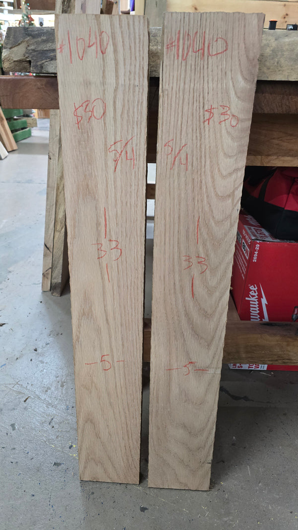 1040 Red Oak DIY Bundle