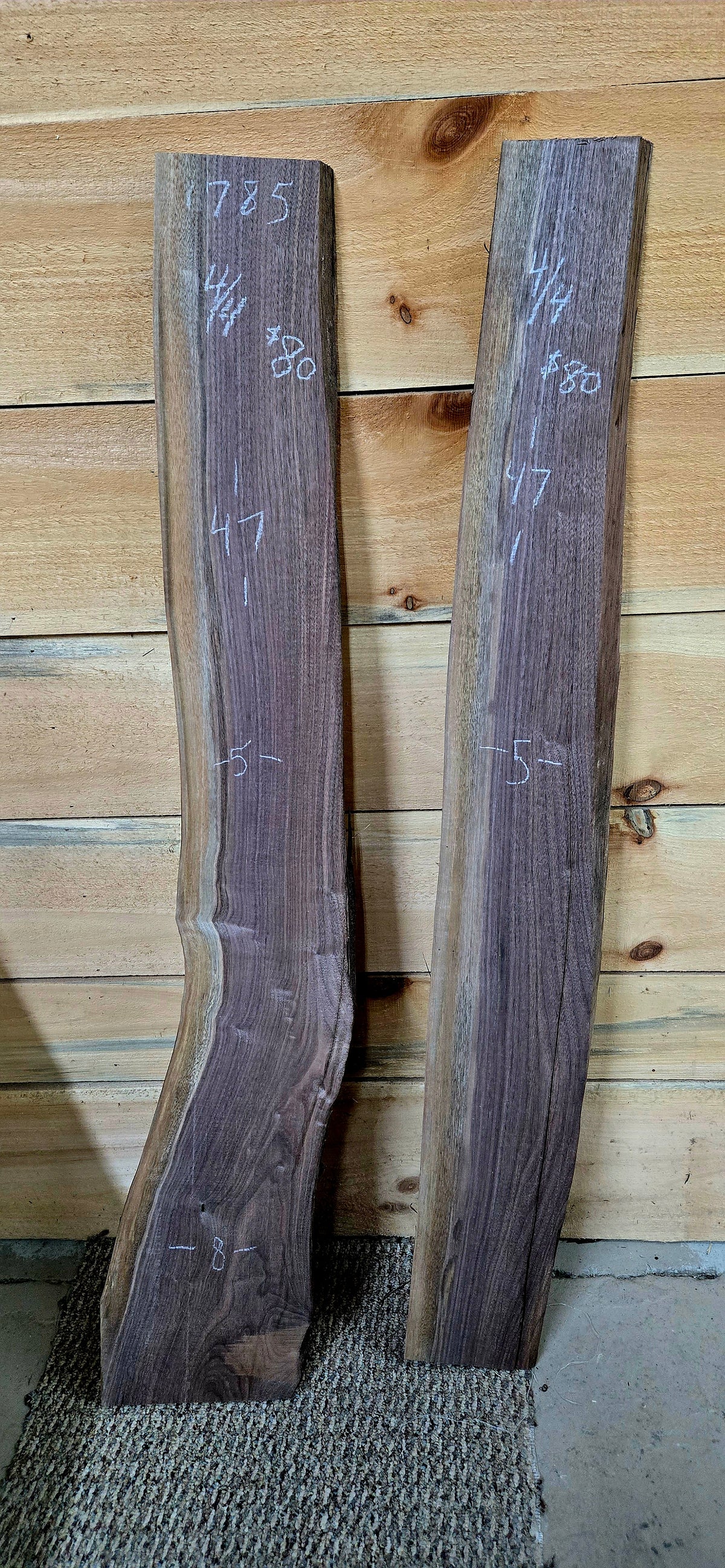 1785 Walnut 2-Piece DIY Wood Bundle, view 1