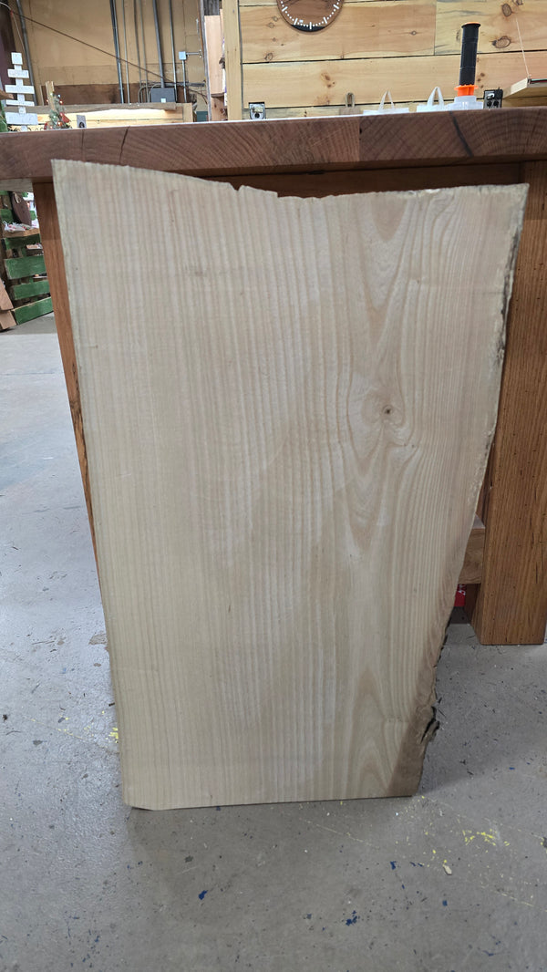 994 Ash live edge slab