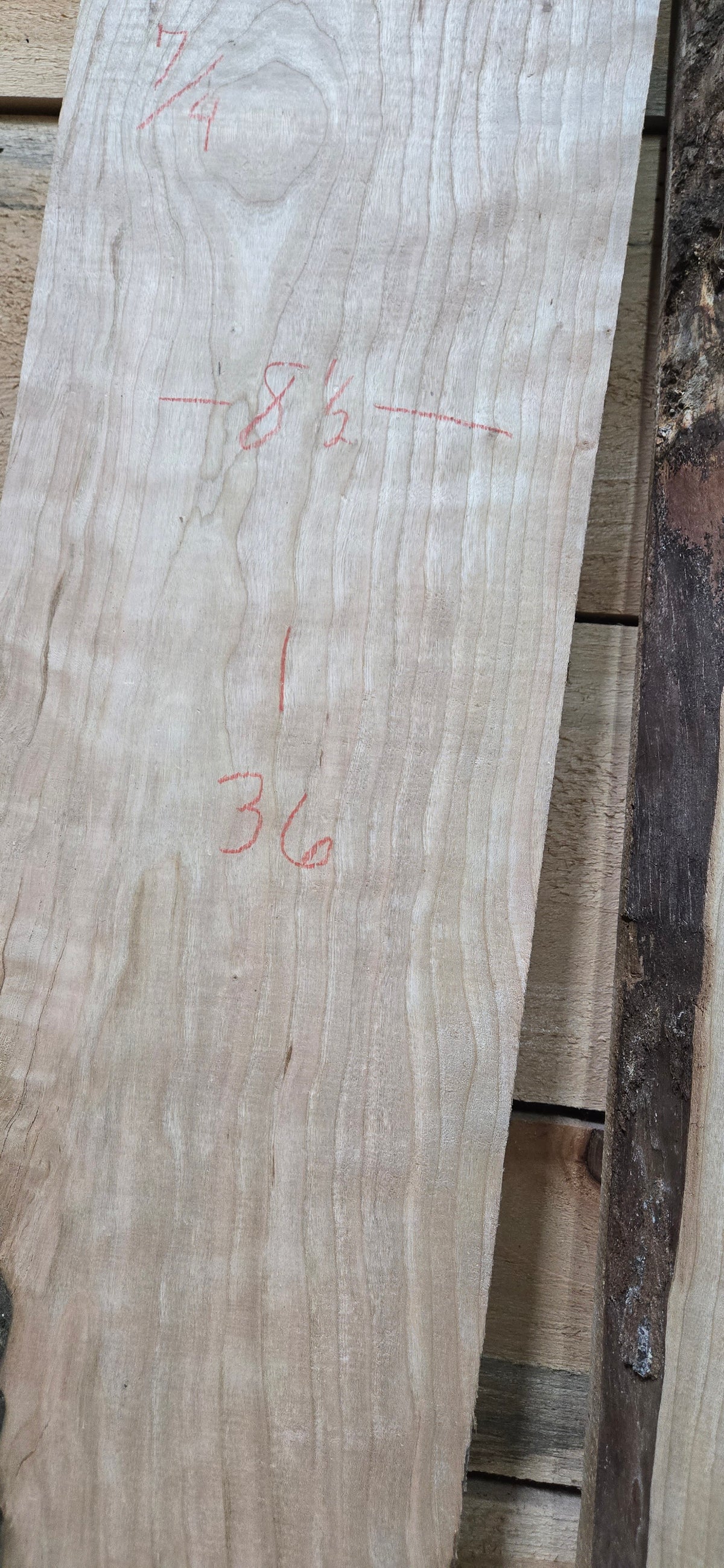 1576 Curly Cherry 2-Piece DIY Wood Bundle, view 2