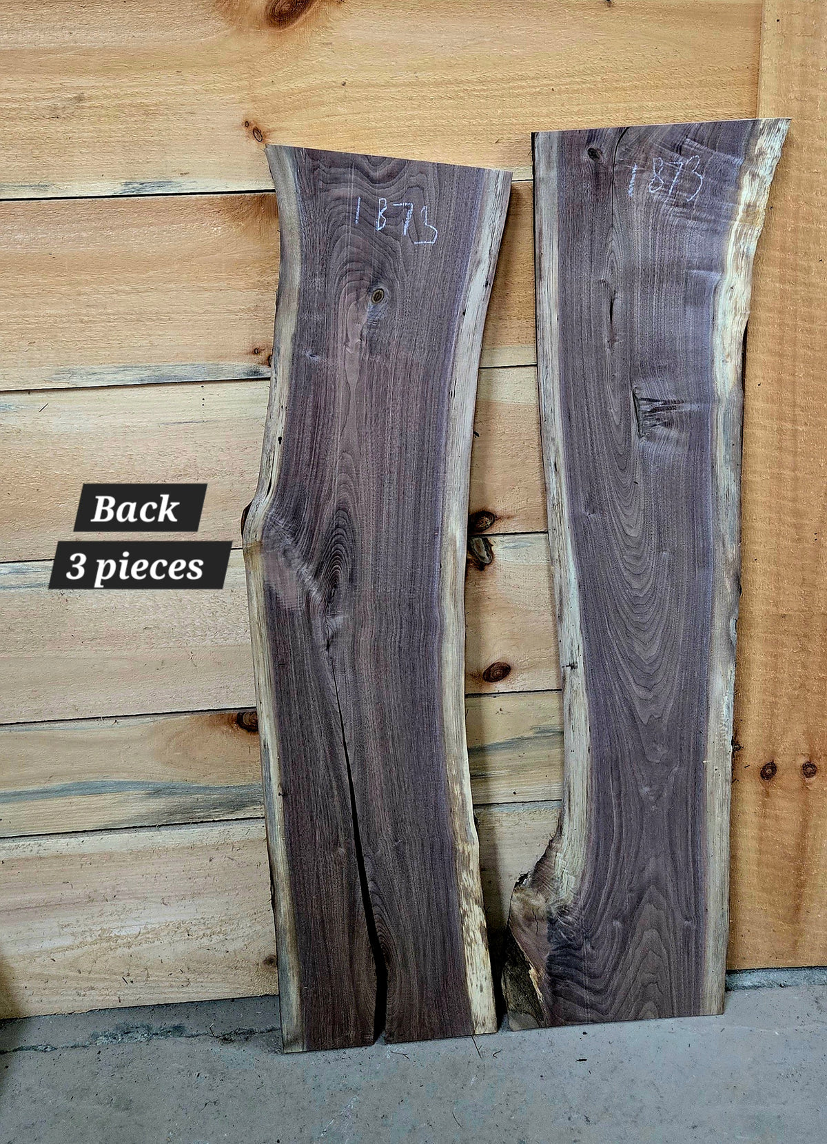 1873 Walnut 2-Piece DIY Wood Bundle, view 2