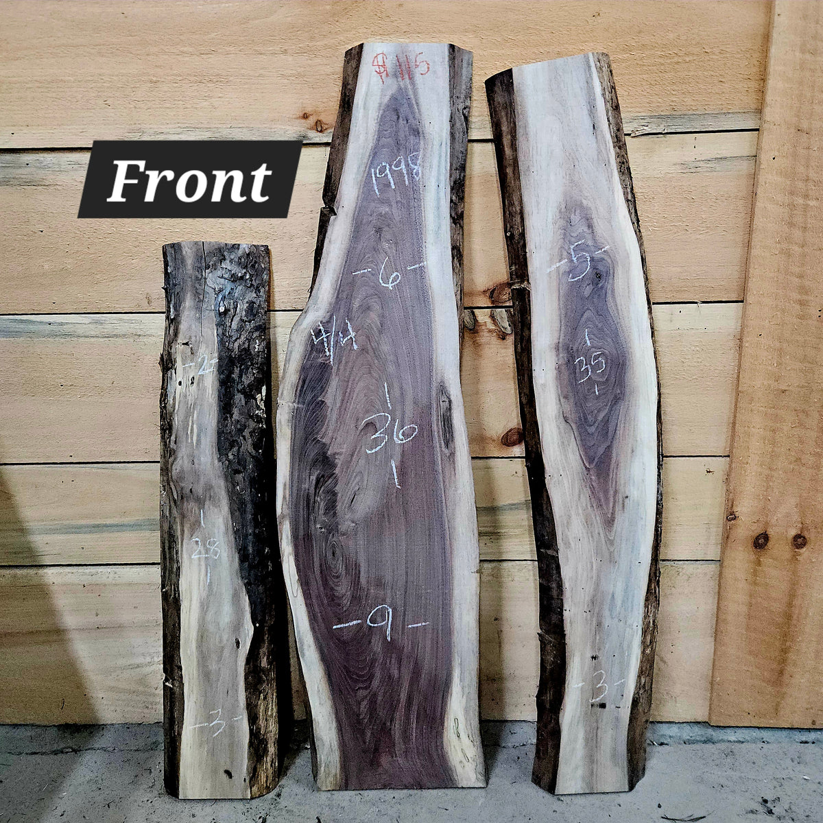 1998 Walnut 3-Piece DIY Wood Bundle