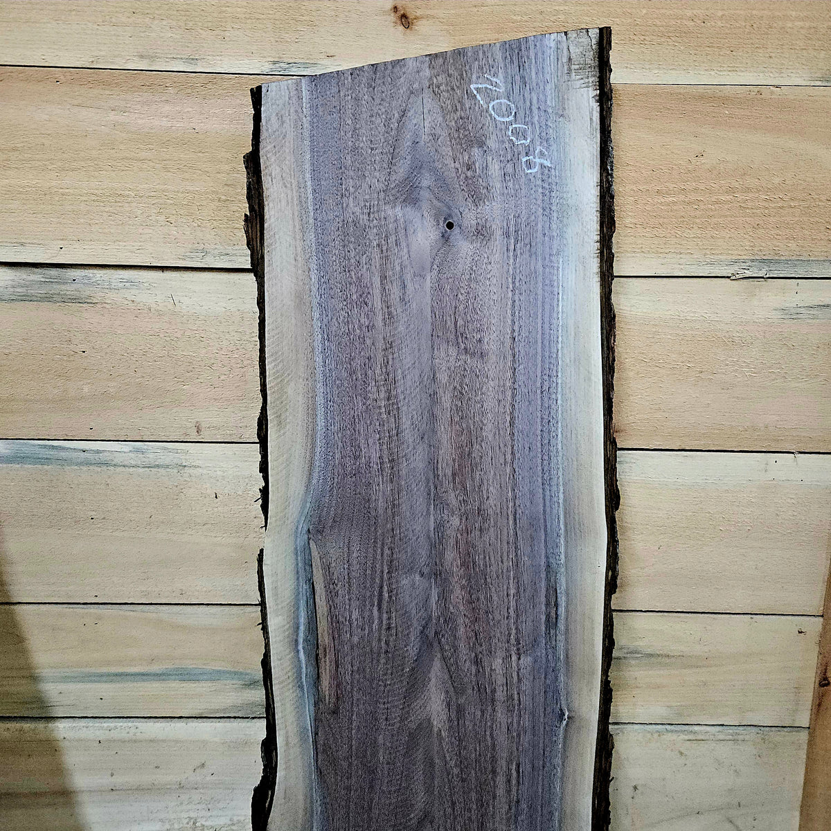 2008 Walnut Live Edge Slab – 40" × 13" × 8/4"