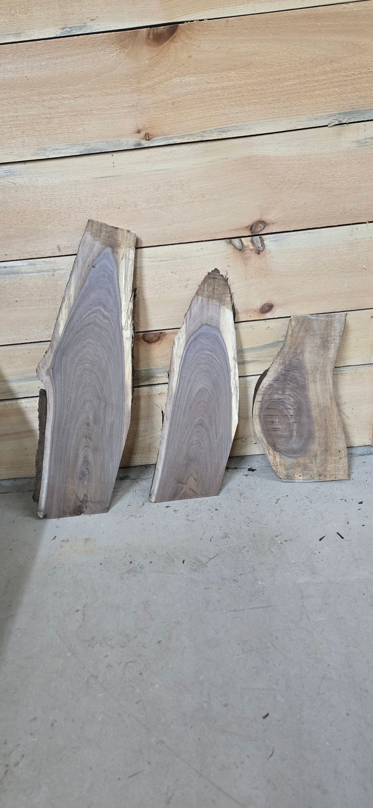 1686 Walnut 3-Piece DIY Wood Bundle, view 2