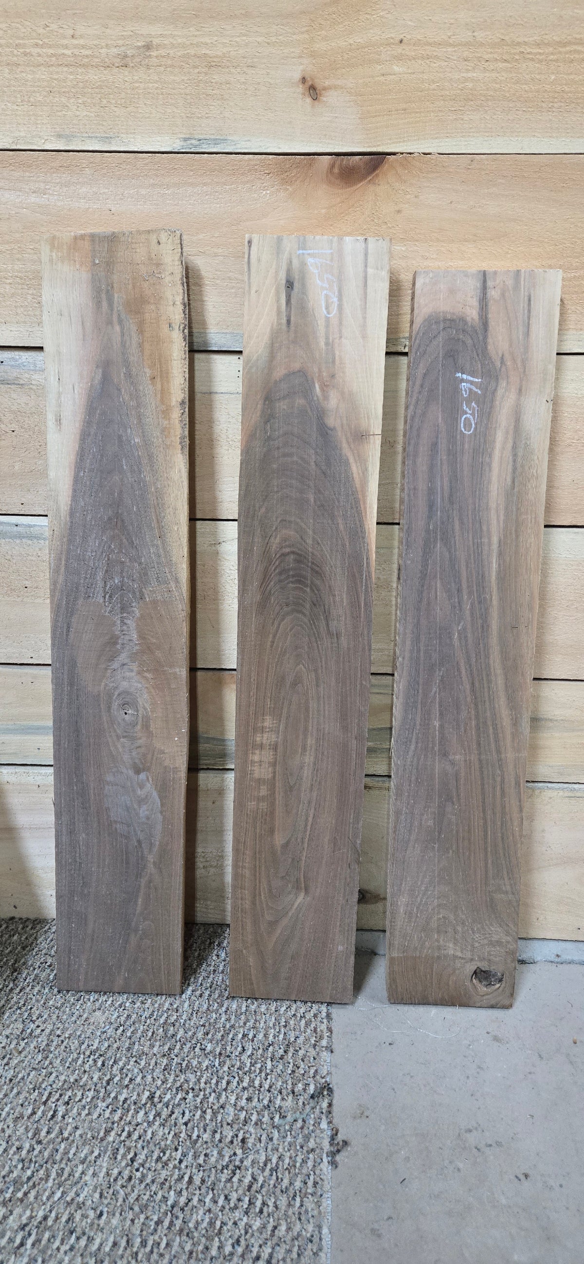 1650 Walnut 3-Piece DIY Wood Bundle, view 2