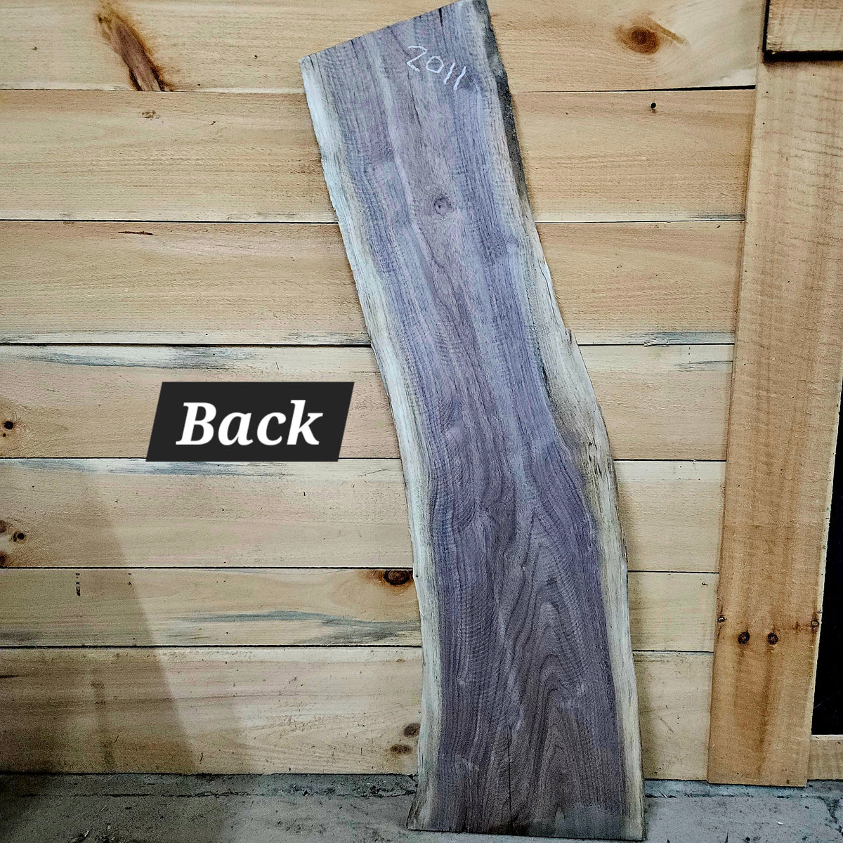 2011 Walnut Live Edge Slab – 52" × 10" × 7/4"
