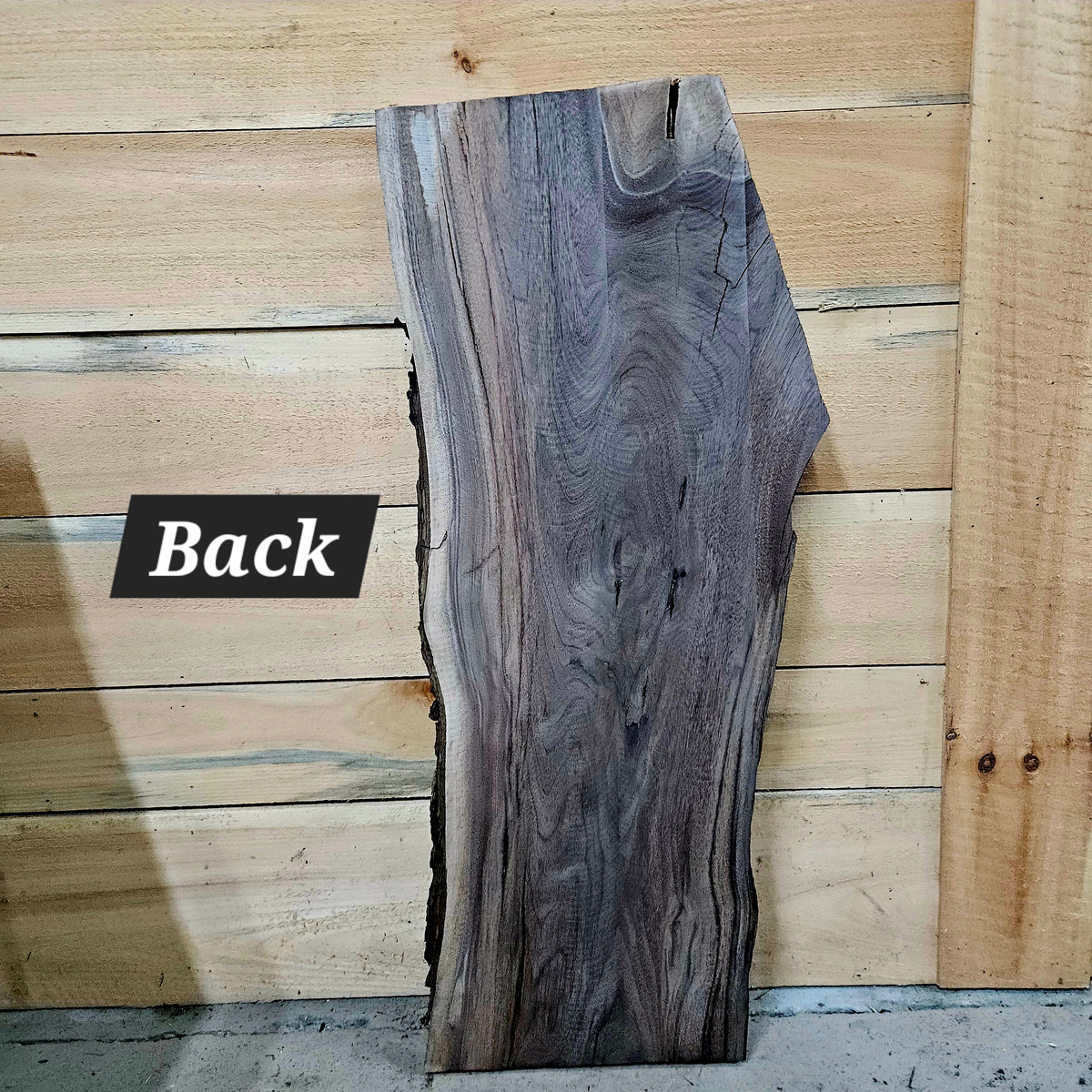 1993 Walnut Live Edge Slab – 40" × 10 - 15" × 8/4"