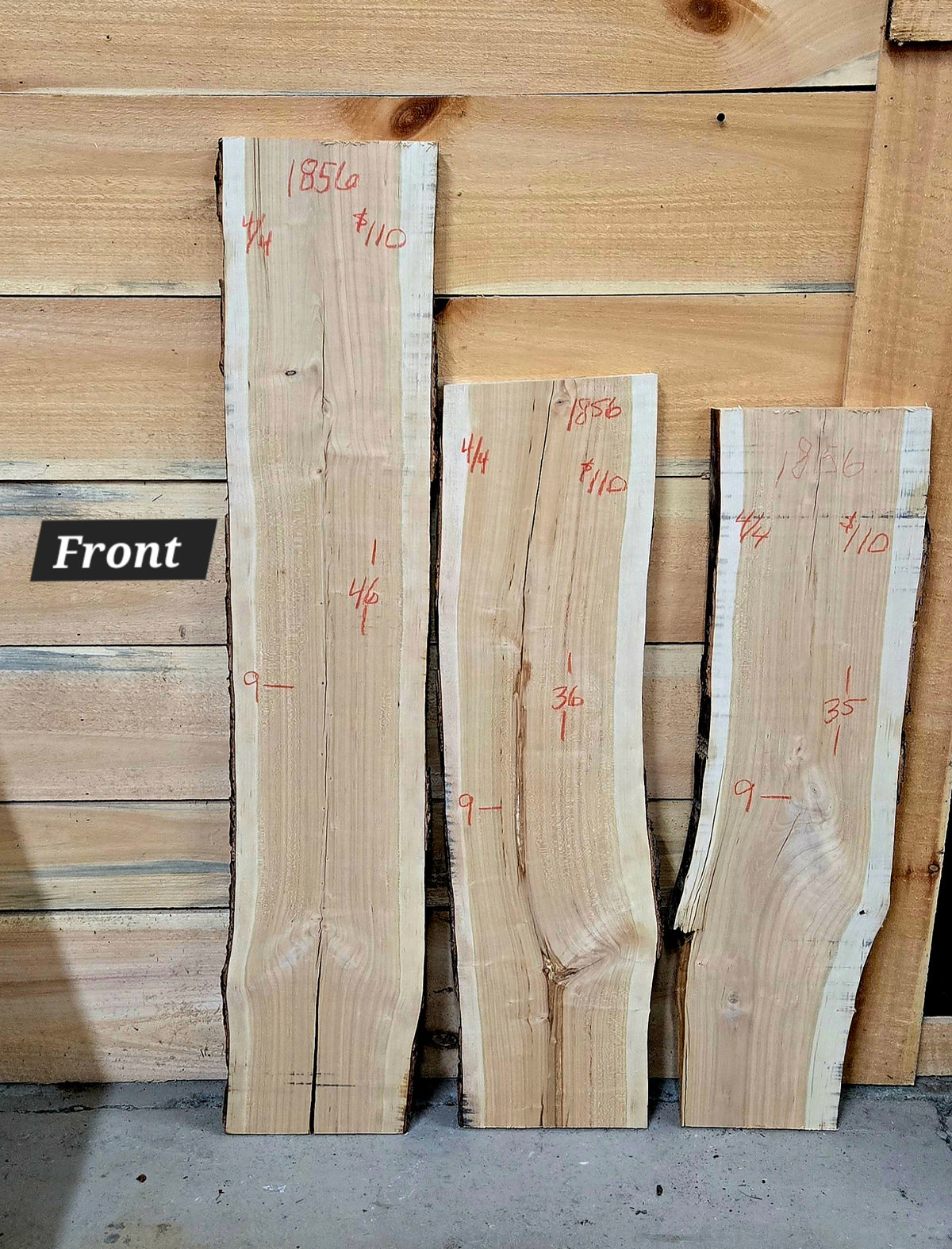 1856 Cherry 3-Piece DIY Wood Bundle, view 1