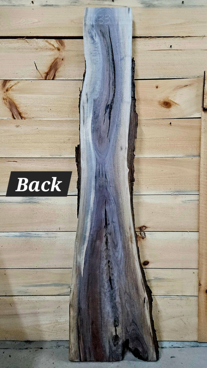 Walnut live edge slab 2033, photo 4 of 6