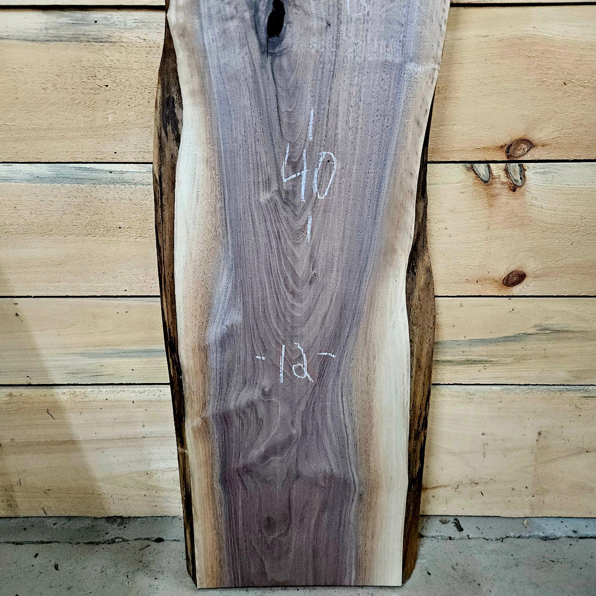 Walnut live edge slab 2039, photo 3 of 4