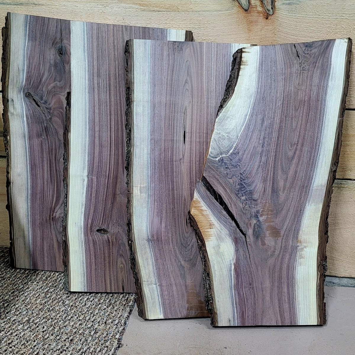 Walnut Charcuterie Board Stock – 4-Piece Box