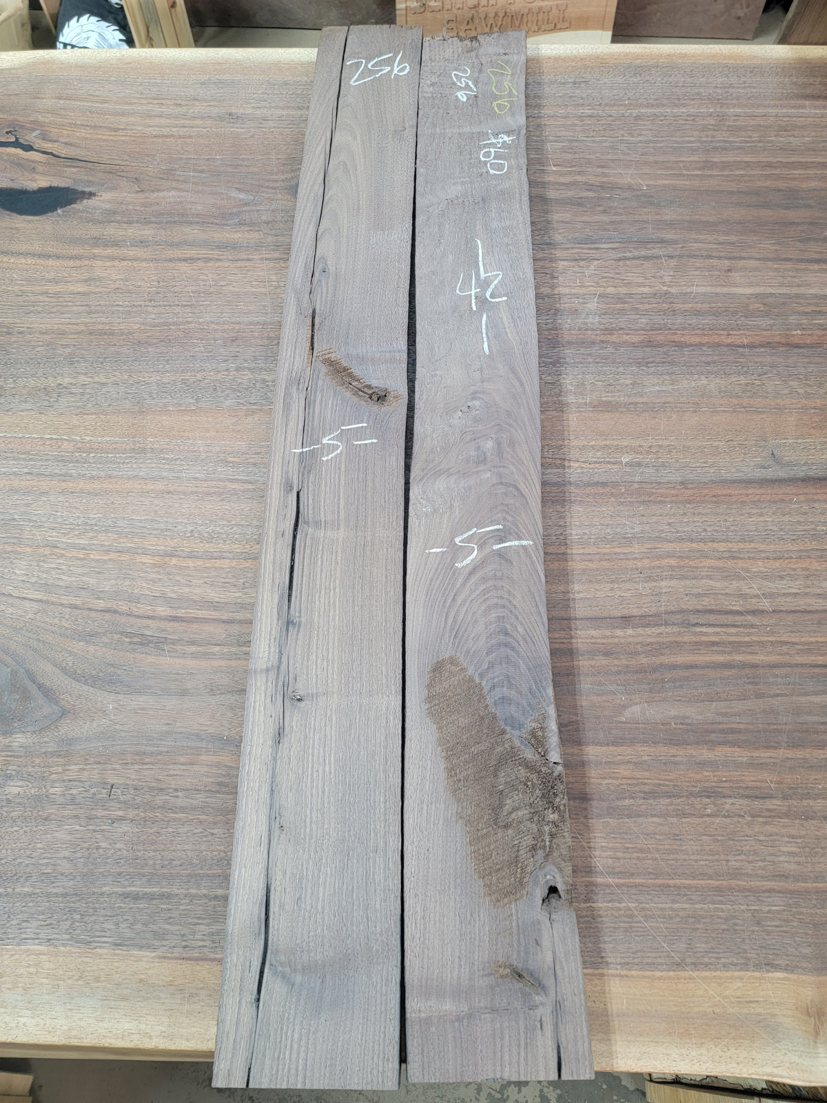 256 Walnut 2-Piece DIY Wood Bundle, view 1