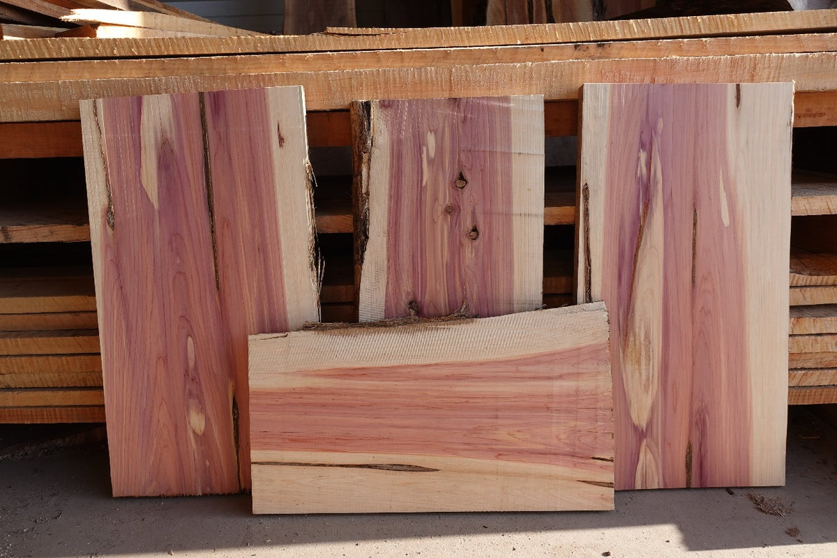Cedar Charcuterie Board Stock, 4-Piece Box, view 1