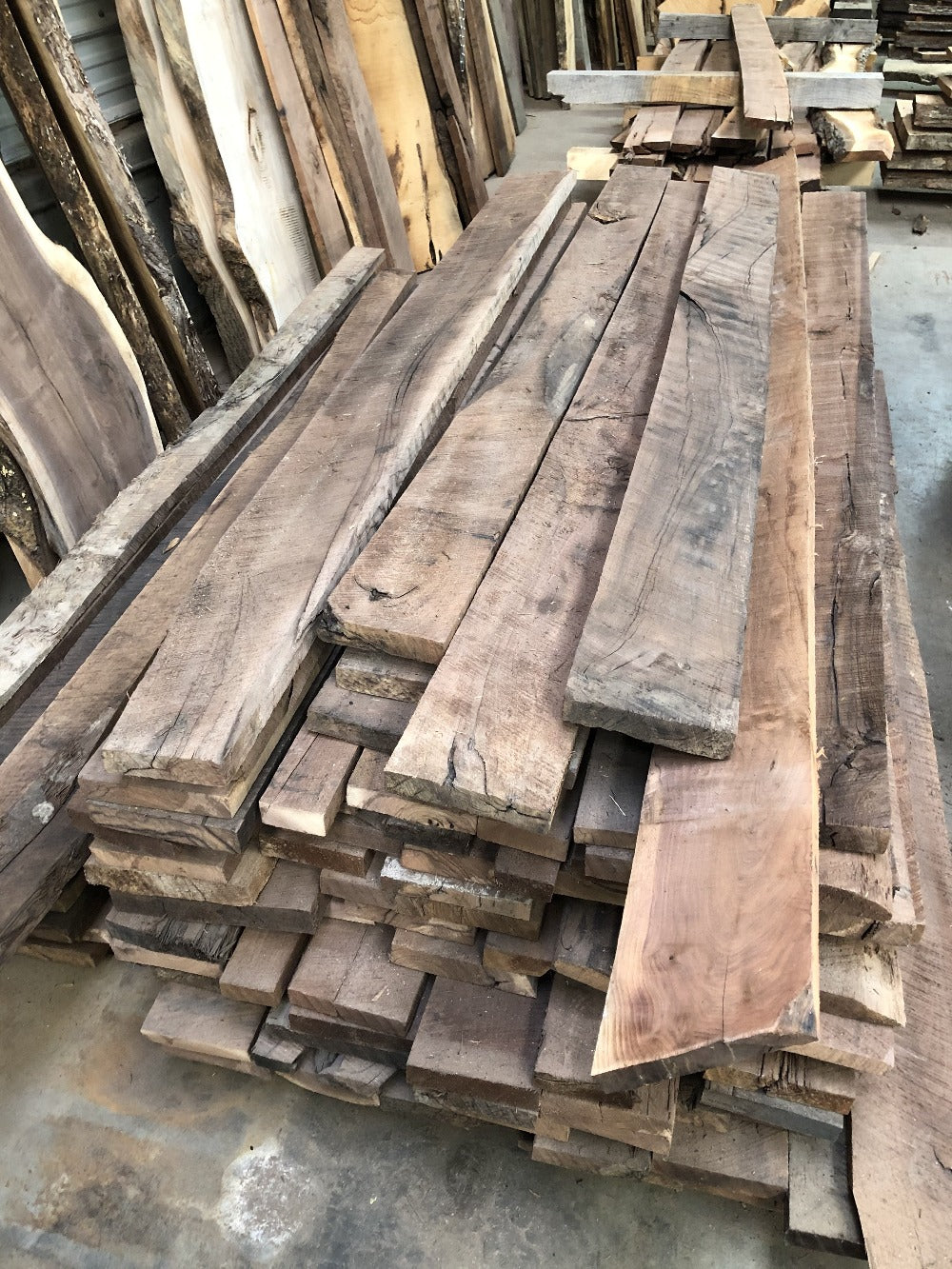 4/4 Black Walnut Rough Sawn Lumber – 3 ft, view 1